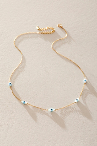 Kozakh Mini Evil Eye Necklace