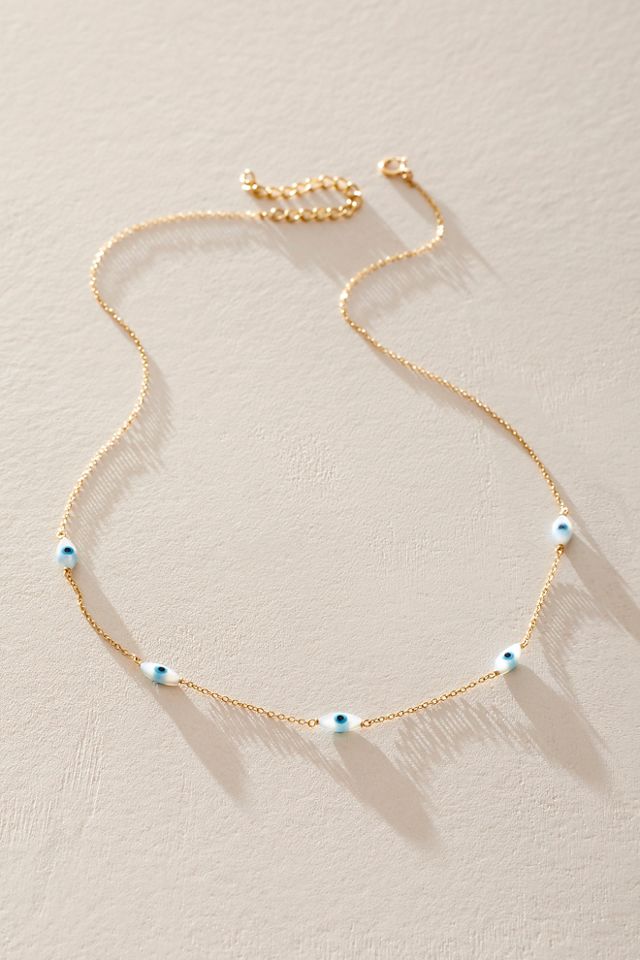 Kozakh Mini Evil Eye Necklace #1