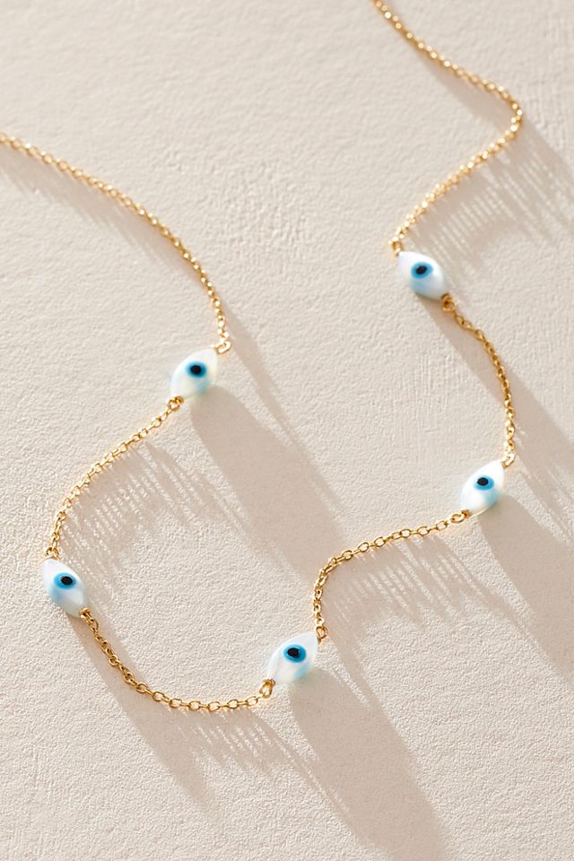 Kozakh Mini Evil Eye Necklace #2