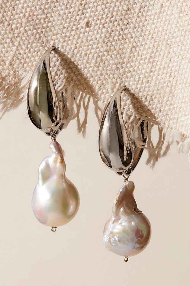 Boucles d'oreilles Kozakh Twist Pearl #1