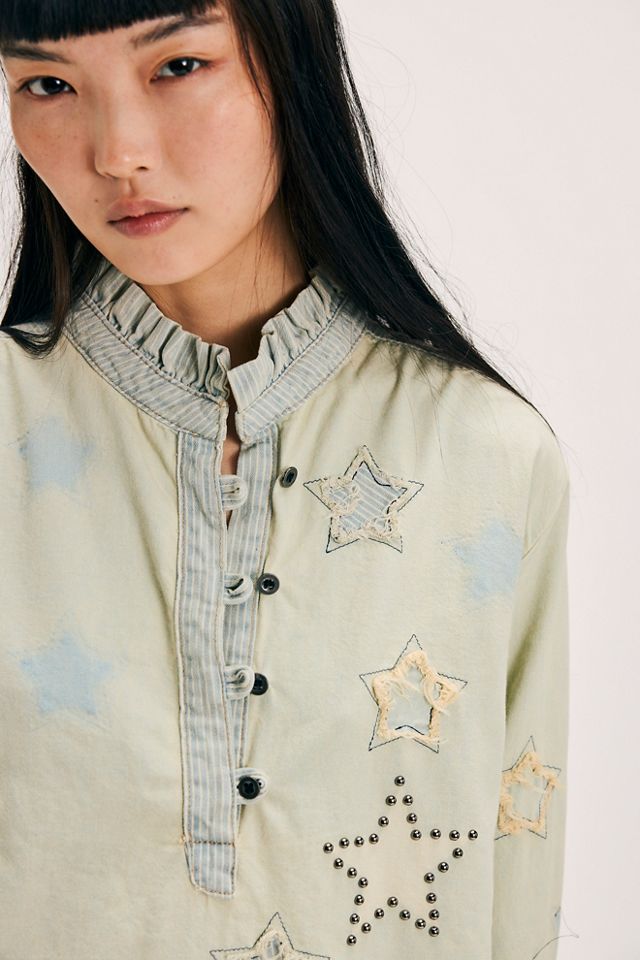 OneTeaspoon Sundae Star Denim Shirt #2