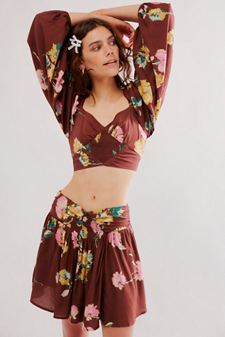 Dusk Till Dawn Co-Ord at Free People in Espresso Combo, Size: XS