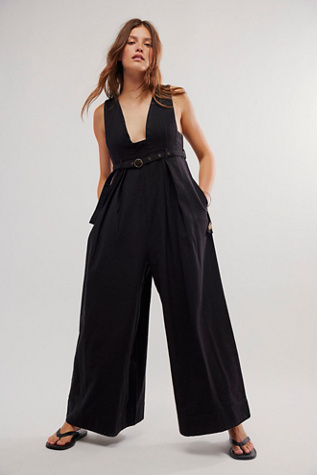 Kara One-Piece Jumpsuit at Free People in Black, Size: Medium