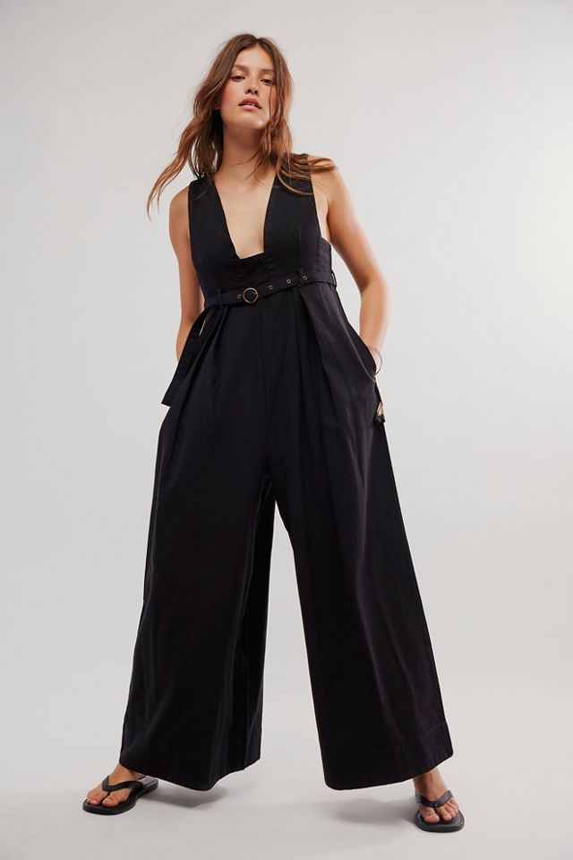 One piece palazzo jumpsuit on sale