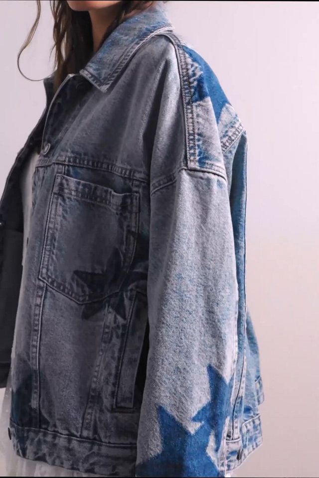 Lakeside denim fashion jacket free people