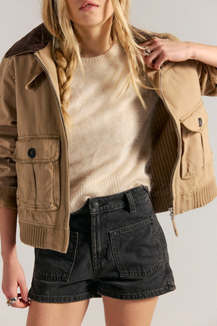 We The Free Bettie Sailor Shorts at Free People in Black, Size: 32