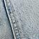 Bleached Blue Raw Hem