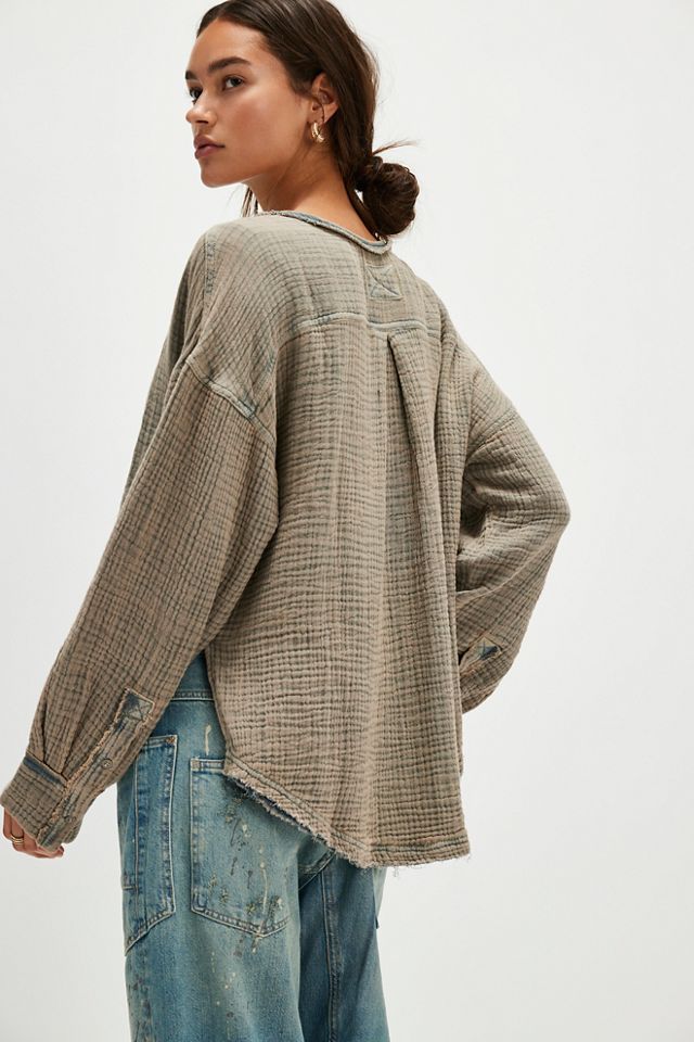 We The Free Easy Sunday Indigo Pullover #1
