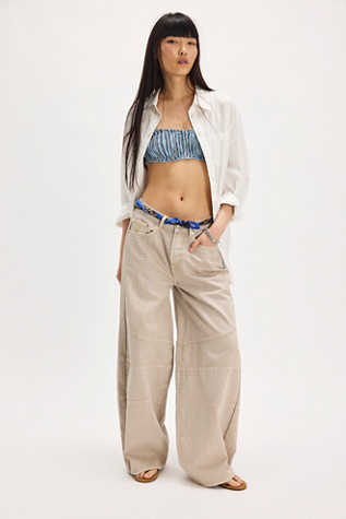 OneTeaspoon Love Barrell Jeans at Free People in Stone, Size: 30