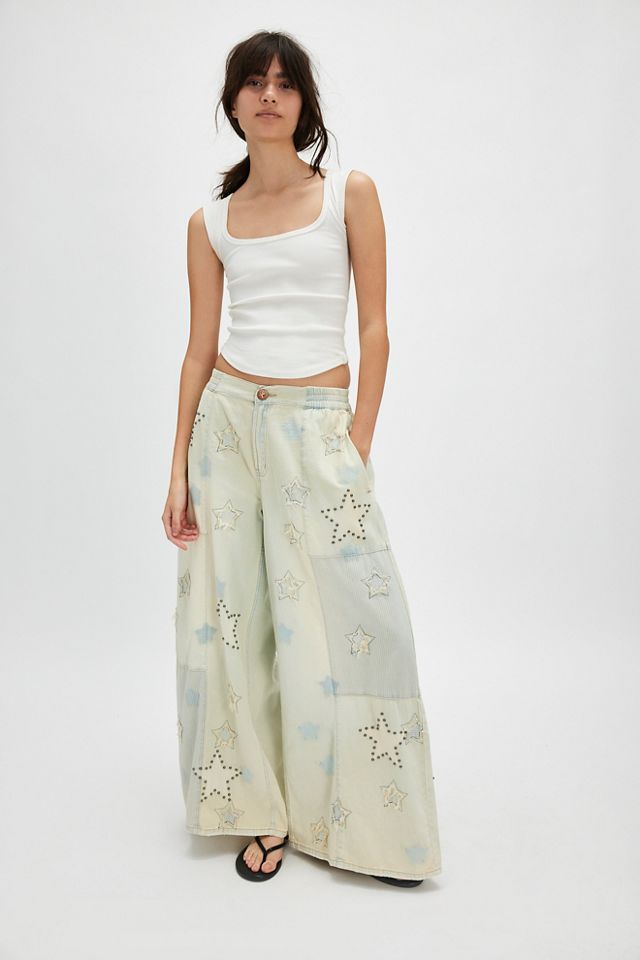 OneTeaspoon Sundae Star Denim Palazzo Jeans #2
