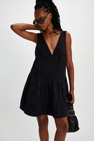 About Town Mini Dress at Free People in Black, Size: Small