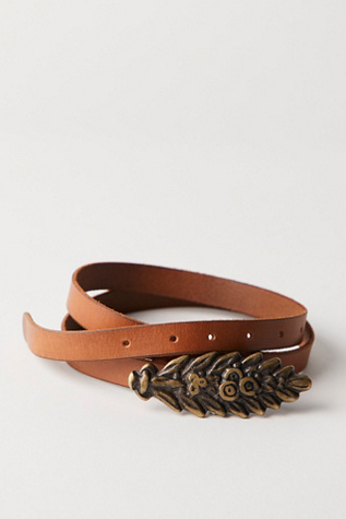 Fern Buckle Belt at Free People in Cognac, Size: S/M