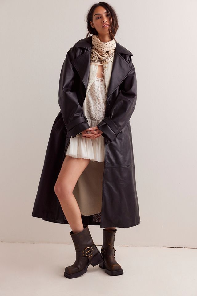 We The Free Rock It Leather Trench #1