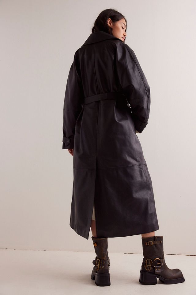 We The Free Rock It Leather Trench #2