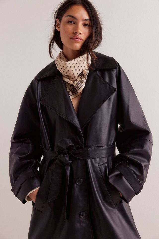 We The Free Rock It Leather Trench #4