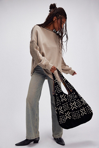 Vienna Velvet Bag by FP Collection at Free People in Black