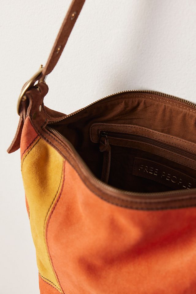 Montage Suede Shoulder Bag #4