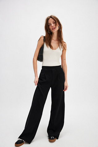 【Anyone more】Kenny Snap Bijo Cotton Wide Pants Kenny Wide Leg Pants Cream — Sammy B.