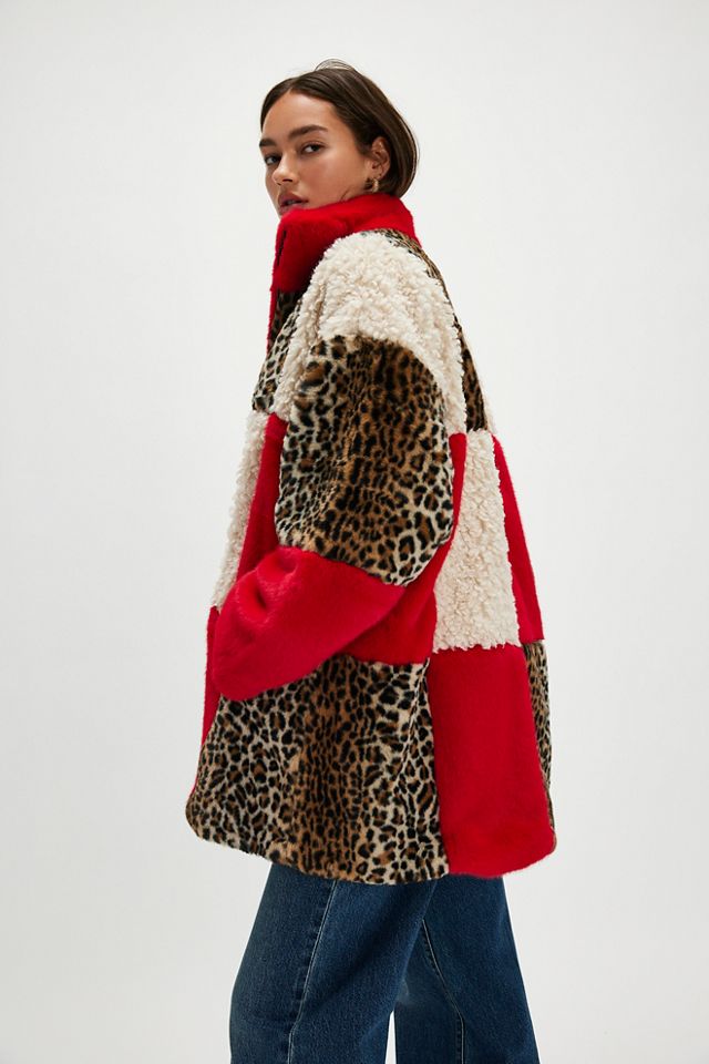 Manteau patchwork en peau de mouton #3