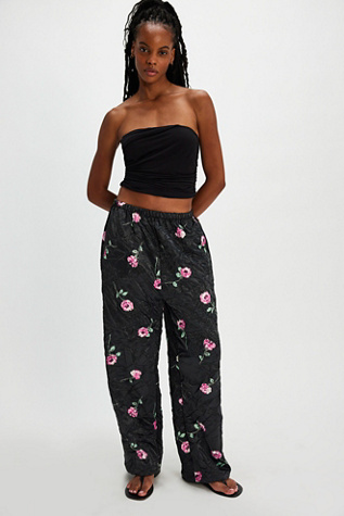 Asparagus Floral Pants