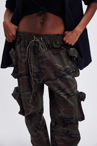 Asparagus Camo Pocket Pants