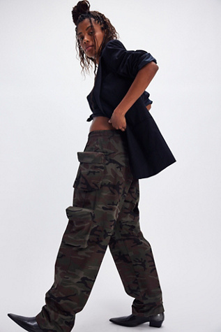 Asparagus Camo Pocket Pants