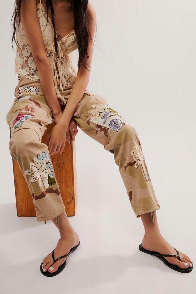 VINTAGE-STORM ONE CUT ARC CARGO PANTS/FADE DYE WILD BROWN
