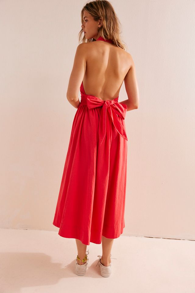 Back At It Halter Midi #2