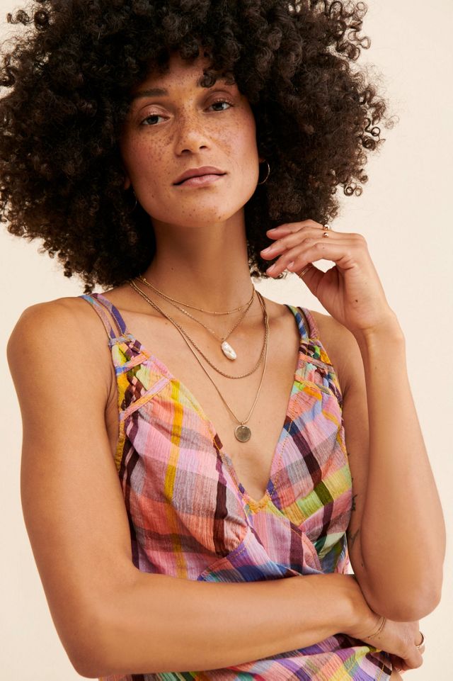 Plaid V-Neck Cami #2