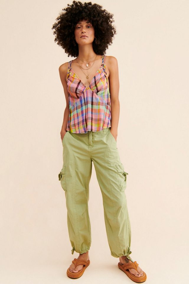 Plaid V-Neck Cami #3
