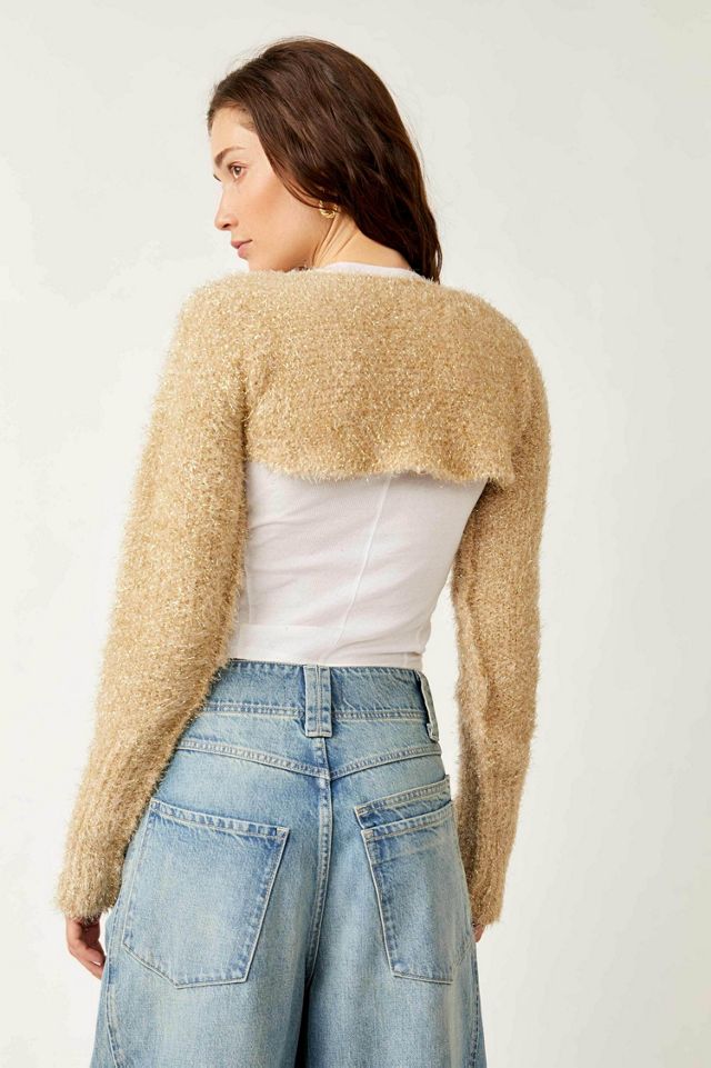 Shimmer Knit Bolero #1