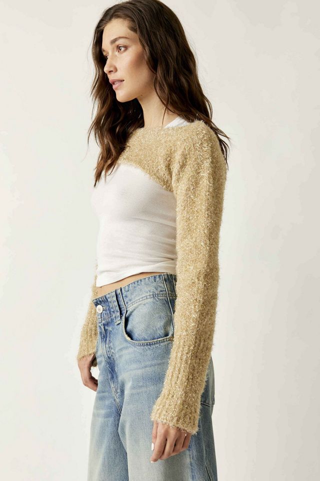 Shimmer Knit Bolero #3