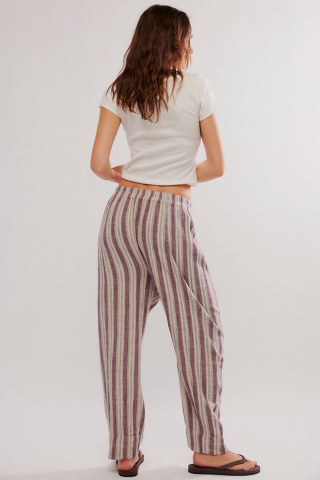 Pantalon Pull-On à Rayures Preppy #1