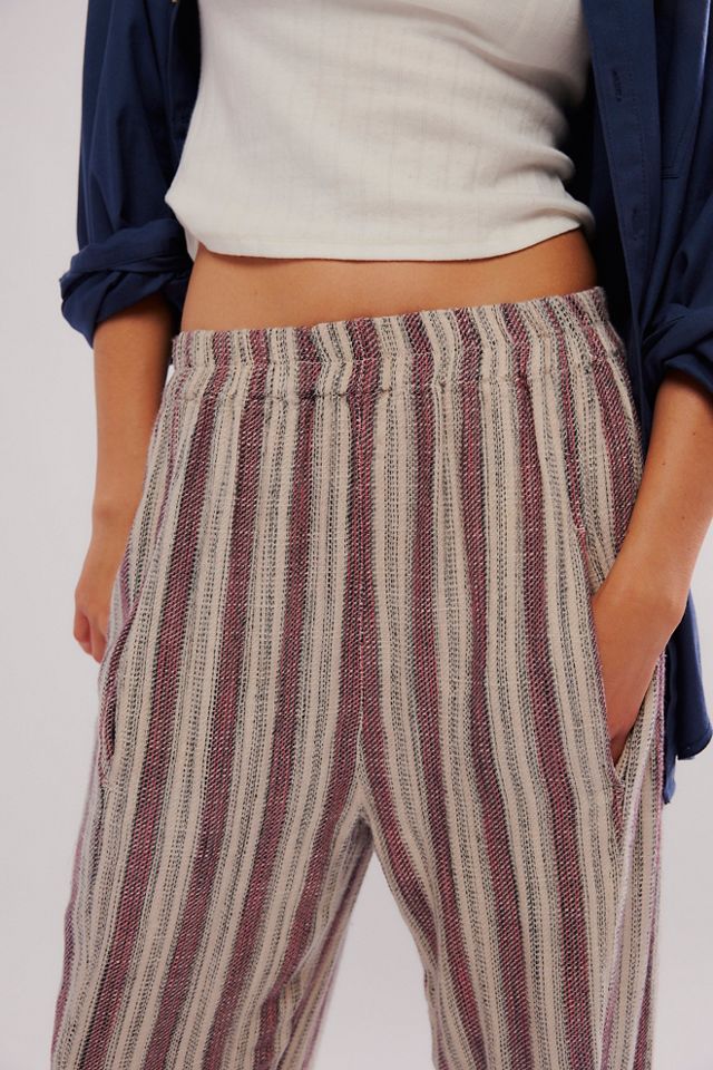 Pantalon Pull-On à Rayures Preppy #2
