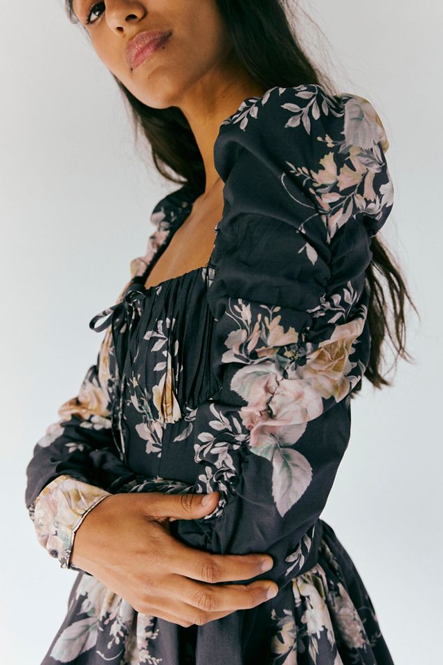 Maison Amory The Giselle Long-Sleeve Mini Dress #2