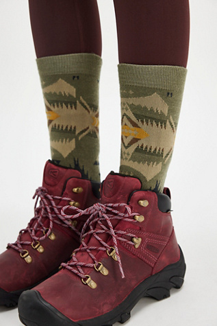 Pendleton Nehalem Crew Socks At Free People In Sage