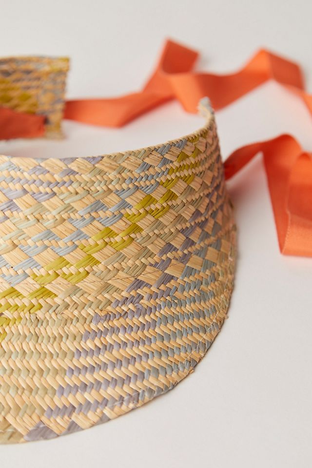Visière en Paille Clementine #2