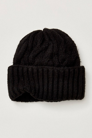 Coastline Beanie by Free People in Black
