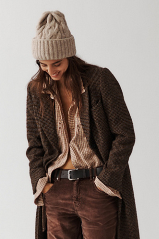 Coastline Beanie at Free People in Fawn