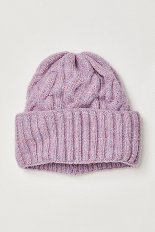 Coastline Beanie at Free People in Orchid Crush