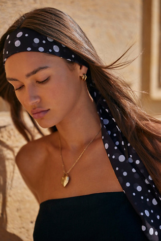 Road Trip Exaggerated Soft Headband at Free People in Polka Dot