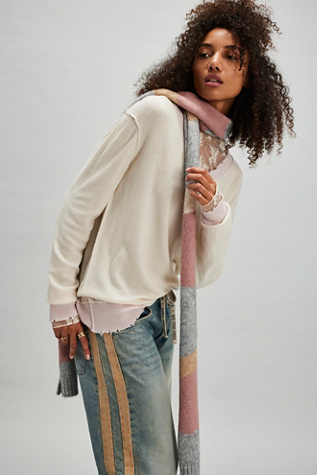 Carina Swirl Scarf at Free People in Ivory