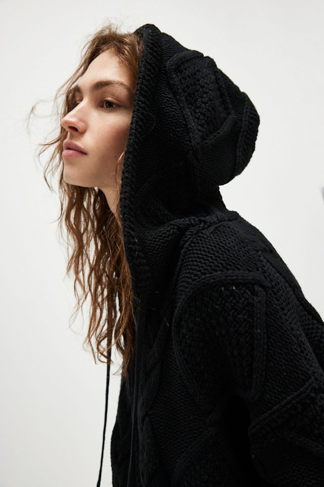 Found Cable Knit Hoodie #3