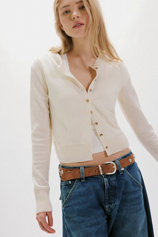Nocturnal Solid Cashmere Cardi