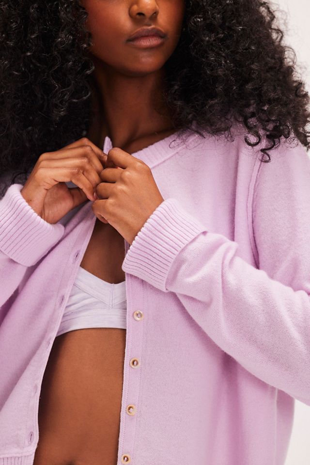Nocturnal Solid Cashmere Cardi