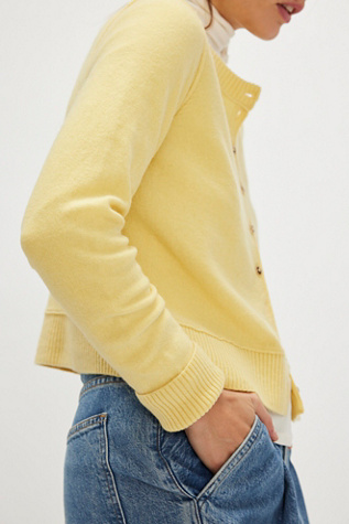 Nocturnal Solid Cardi At Free People In Oil Painting, Size: Medium