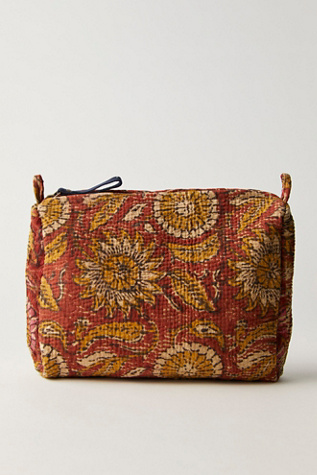 Jen Stock X Bolsa Nova Large Pouch At Free People In Brick Floral