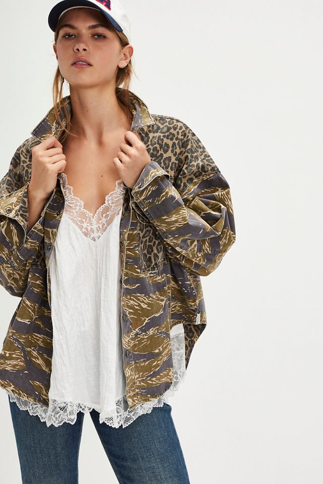 OneTeaspoon Animal Camo Daria Shirt #3