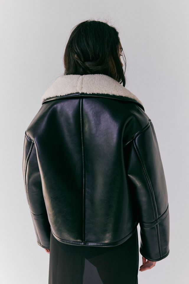 Stand Studio Lenora Shearling Jacket #1