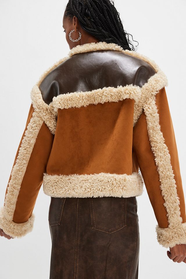 Stand Studio Coco Shearling Jacket | Free People